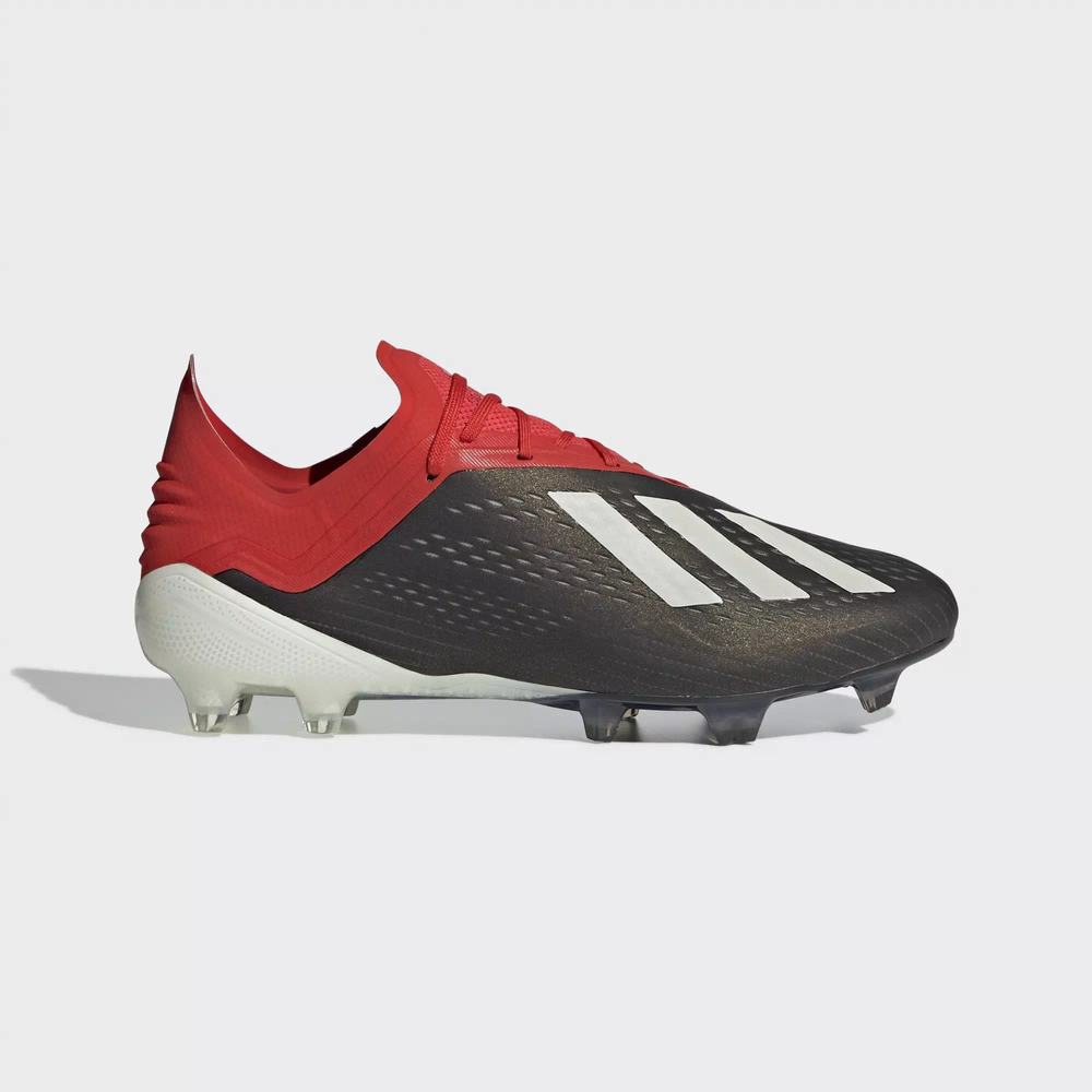 Adidas X 18.1 Firm Ground Tacos de Futbol Negros Para Mujer (MX-13397)